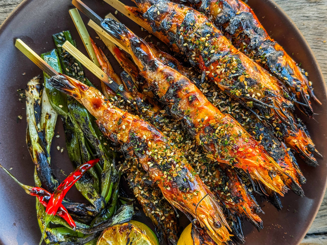 Tamarind Butter Grilled Shrimp | Thaan Charcoal & Grill Recipe