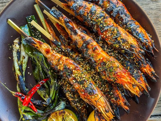 Tamarind Butter Grilled Shrimp | Thaan Charcoal & Grill Recipe
