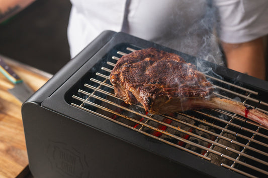 How to Cook a Tomahawk Ribeye on Live Fire, According to Katrina Zito